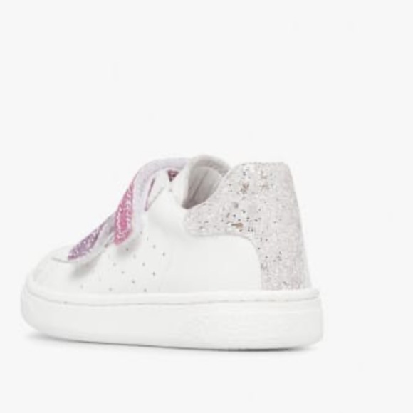 NWT Naturino HASSELT 2 VL. Leather and Glitter Girls Sneakers - Picture 4 of 16